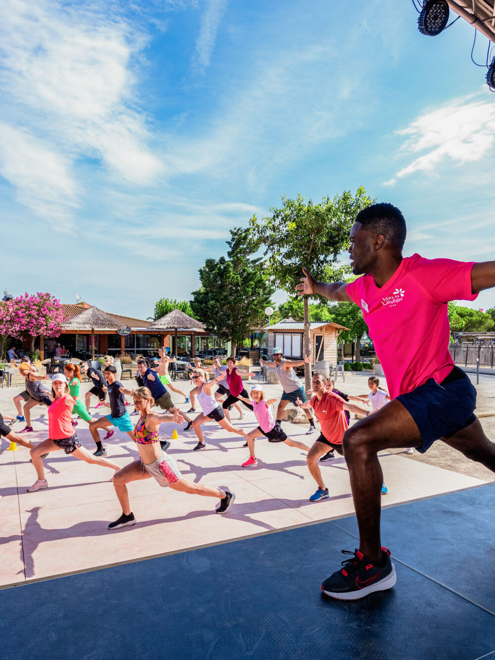 Mas des lavandes seance de fitness