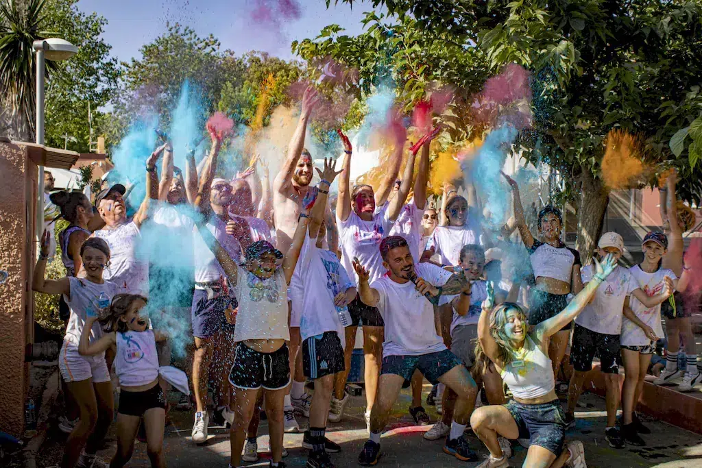 color run camping air marin herault
