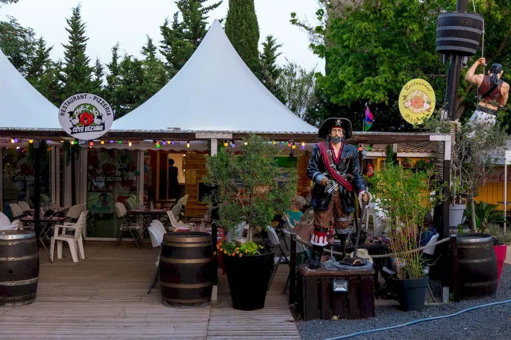 camping avec restaurant en herault